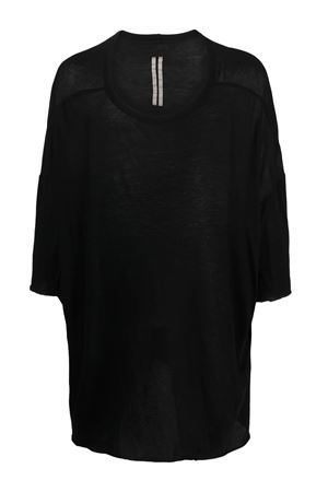 T-shirt Tommy in cotone nero RICK OWENS | RR01D3283UC09